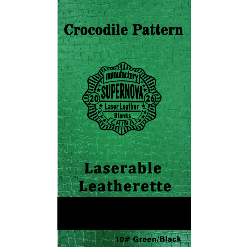 Crocodile Embossed Laserable Leatherette Sheet with adhesive/without adhesive Crocodile Embossed Laserable Leatherette Sheet with adhesive/without adhesive