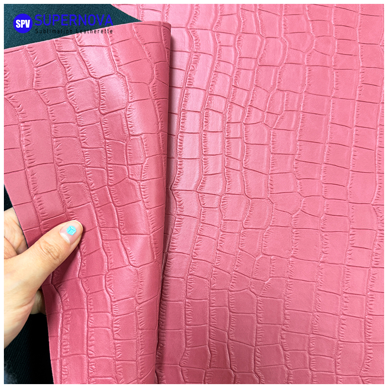 Crocodile Embossed Laserable Leatherette Sheet with adhesive/without adhesive Crocodile Embossed Laserable Leatherette Sheet with adhesive/without adhesive