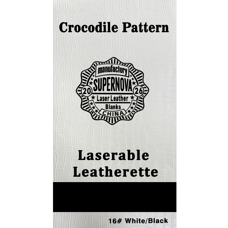 Crocodile Embossed Laserable Leatherette Sheet with adhesive/without adhesive Crocodile Embossed Laserable Leatherette Sheet with adhesive/without adhesive