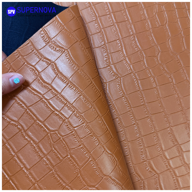 Crocodile Embossed Laserable Leatherette Sheet with adhesive/without adhesive Crocodile Embossed Laserable Leatherette Sheet with adhesive/without adhesive