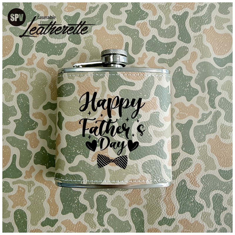 Camouflage Laserable Leatherette Sheet  with adhesive/without adhesive