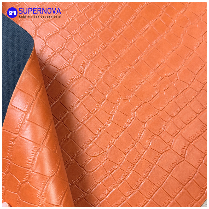 Crocodile Embossed Laserable Leatherette Sheet with adhesive/without adhesive Crocodile Embossed Laserable Leatherette Sheet with adhesive/without adhesive