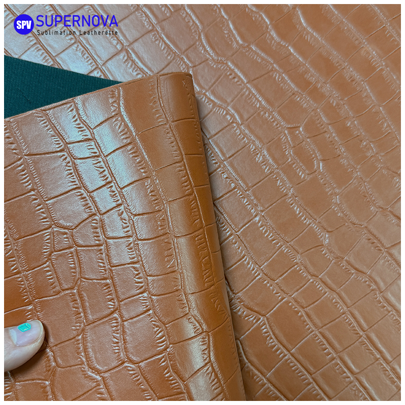 Crocodile Embossed Laserable Leatherette Sheet with adhesive/without adhesive Crocodile Embossed Laserable Leatherette Sheet with adhesive/without adhesive