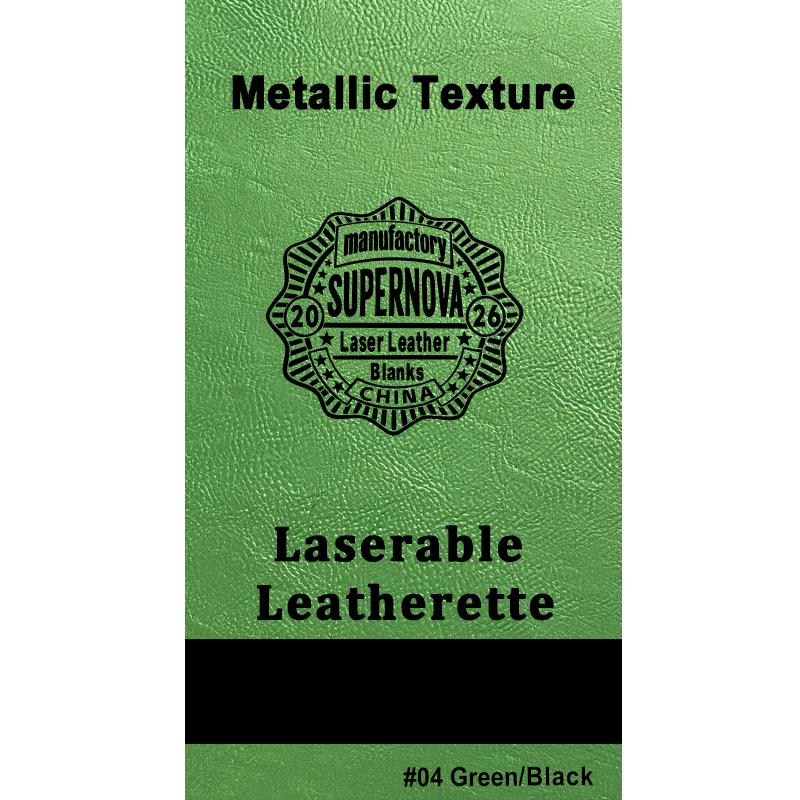 Metallic Laserable Leatherette Sheet  with adhesive/without adhesive
