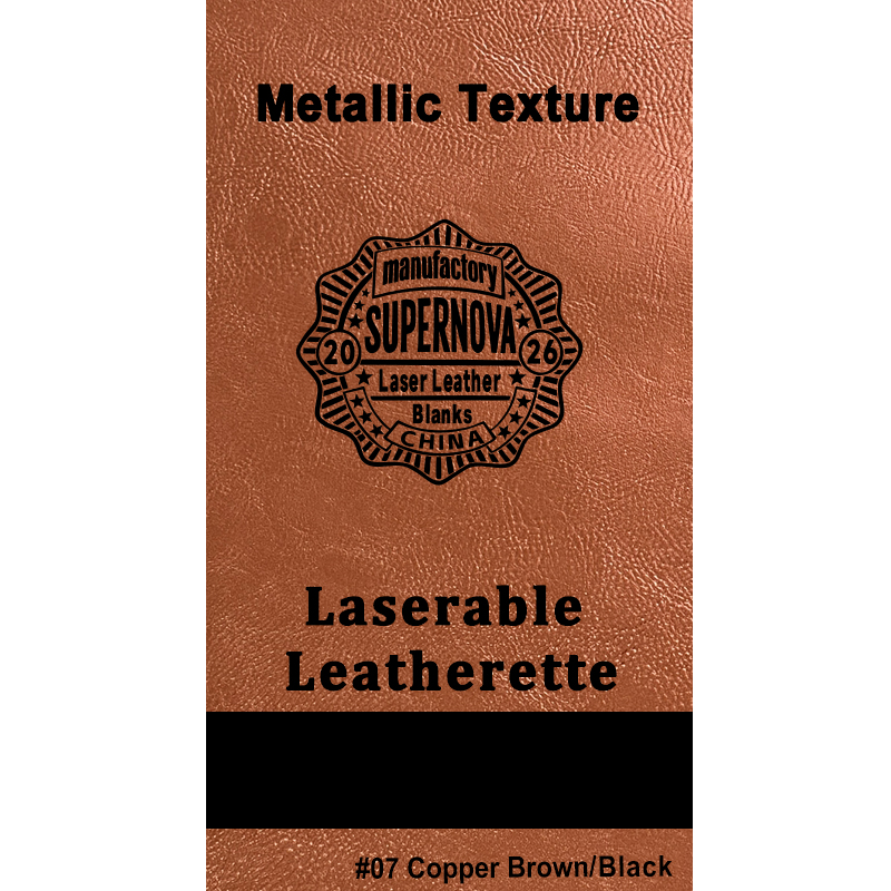 Metallic Laserable Leatherette Sheet  with adhesive/without adhesive
