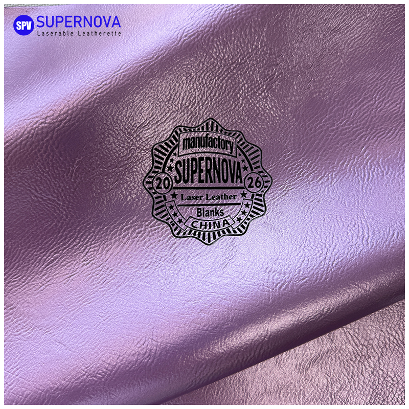 Metallic Laserable Leatherette Sheet  with adhesive/without adhesive