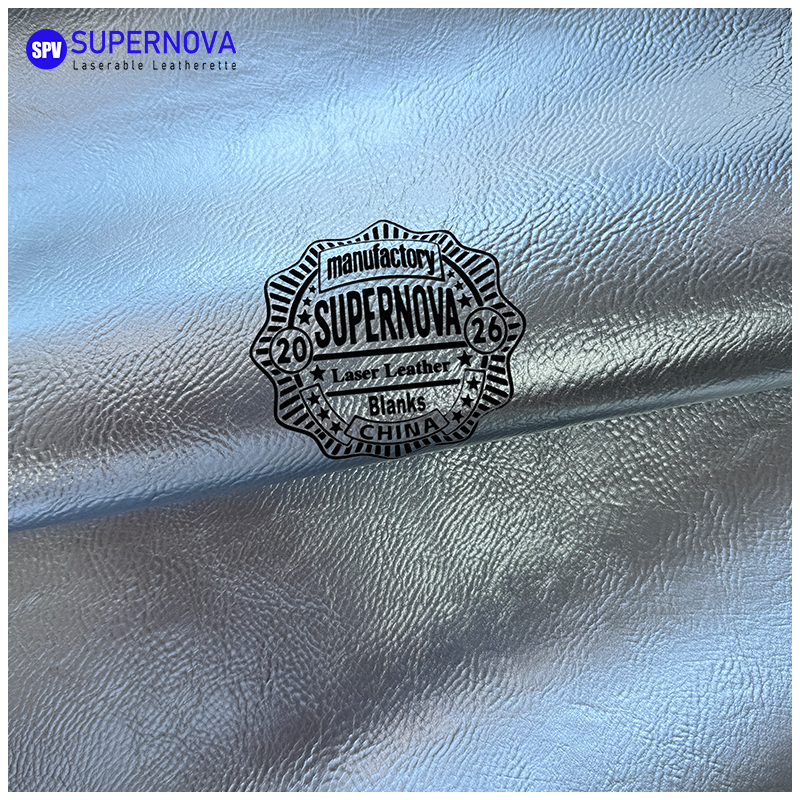Metallic Laserable Leatherette Sheet  with adhesive/without adhesive