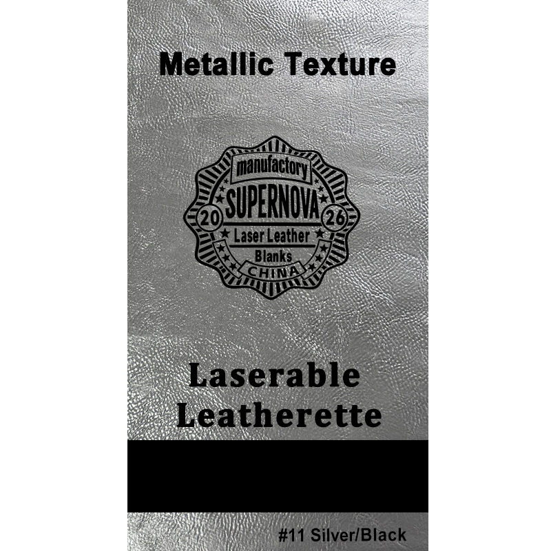 Metallic Laserable Leatherette Sheet  with adhesive/without adhesive