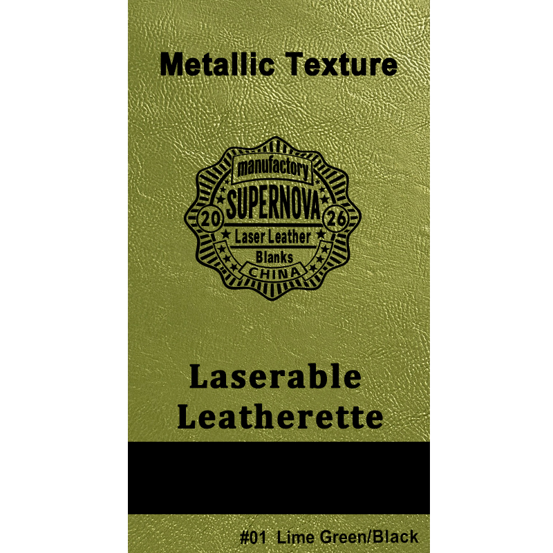 Metallic Laserable Leatherette Sheet  with adhesive/without adhesive