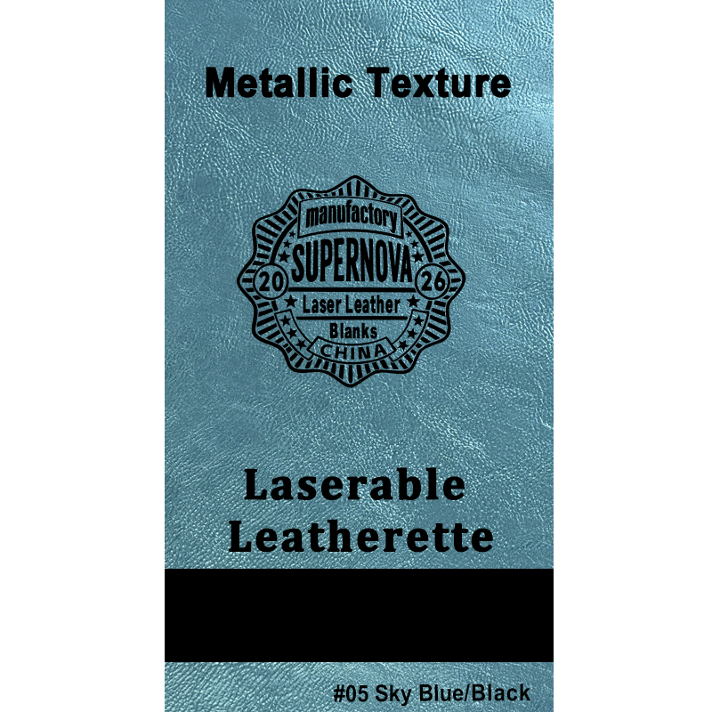 Metallic Laserable Leatherette Sheet  with adhesive/without adhesive