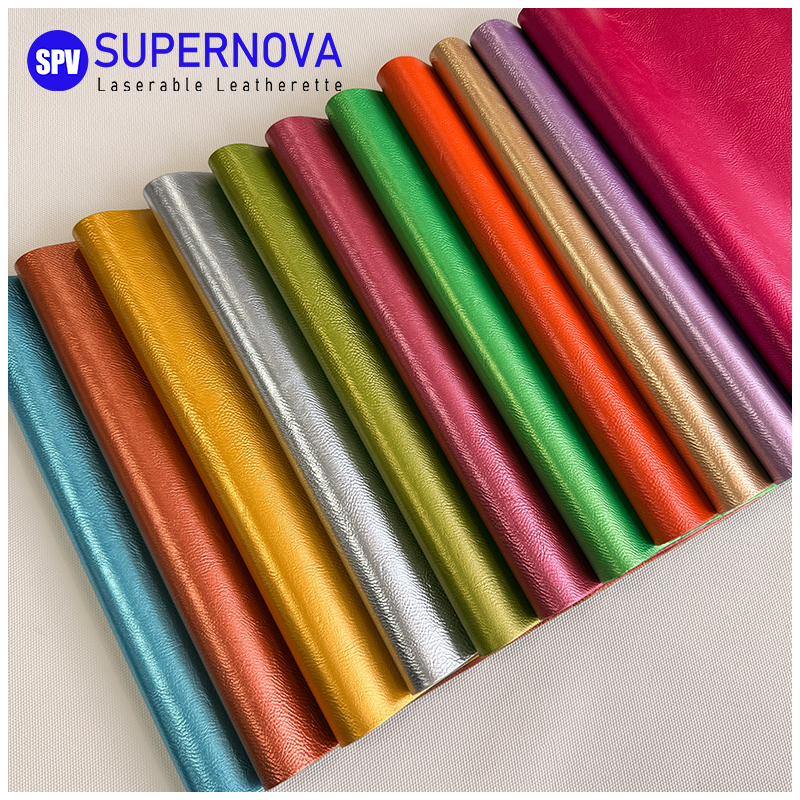 Metallic Laserable Leatherette Sheet  with adhesive/without adhesive