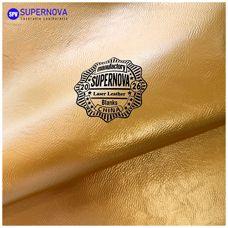 Metallic Laserable Leatherette Sheet  with adhesive/without adhesive