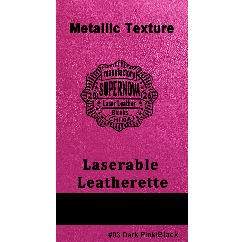 Metallic Laserable Leatherette Sheet  with adhesive/without adhesive