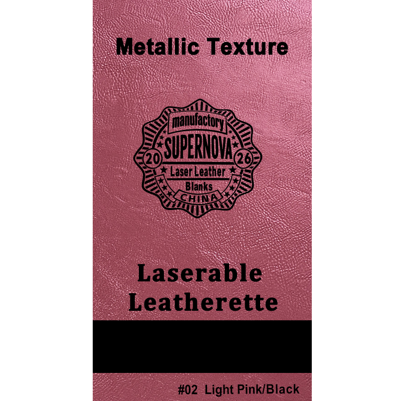 Metallic Laserable Leatherette Sheet  with adhesive/without adhesive