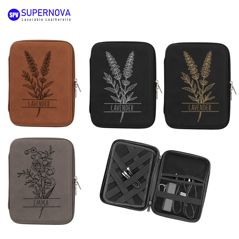 Laserable Leatherette Cord Case Laserable Leatherette Cord Case
