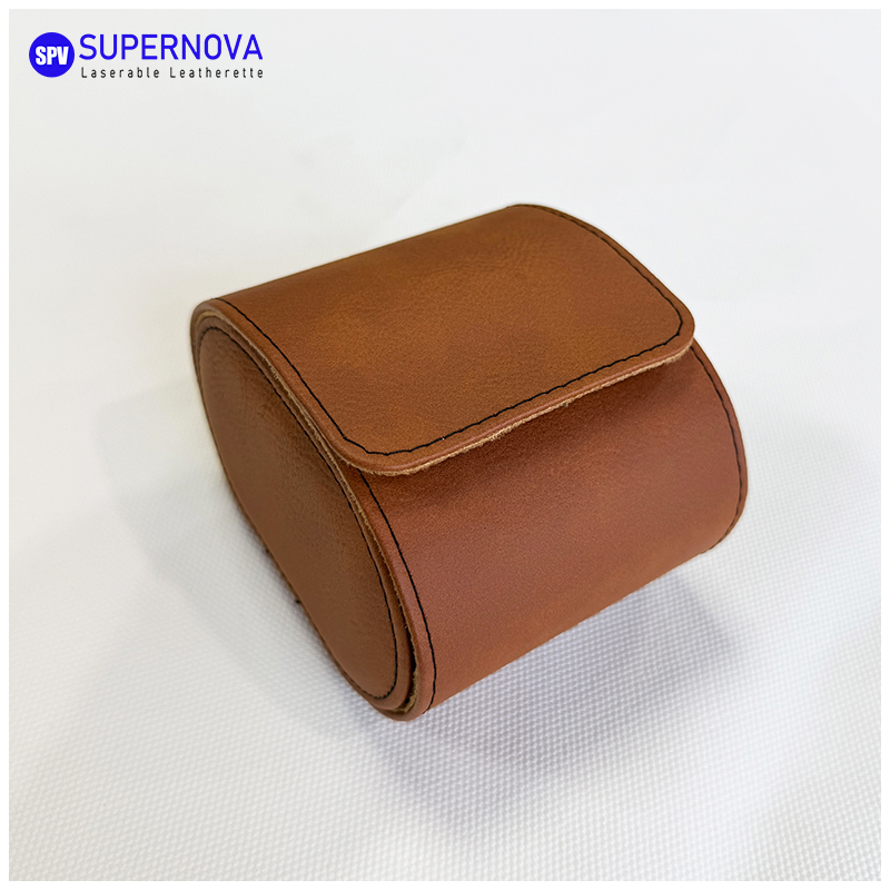 Laserable Leatherette Watch Roll Case Laserable Leatherette Watch Roll Case