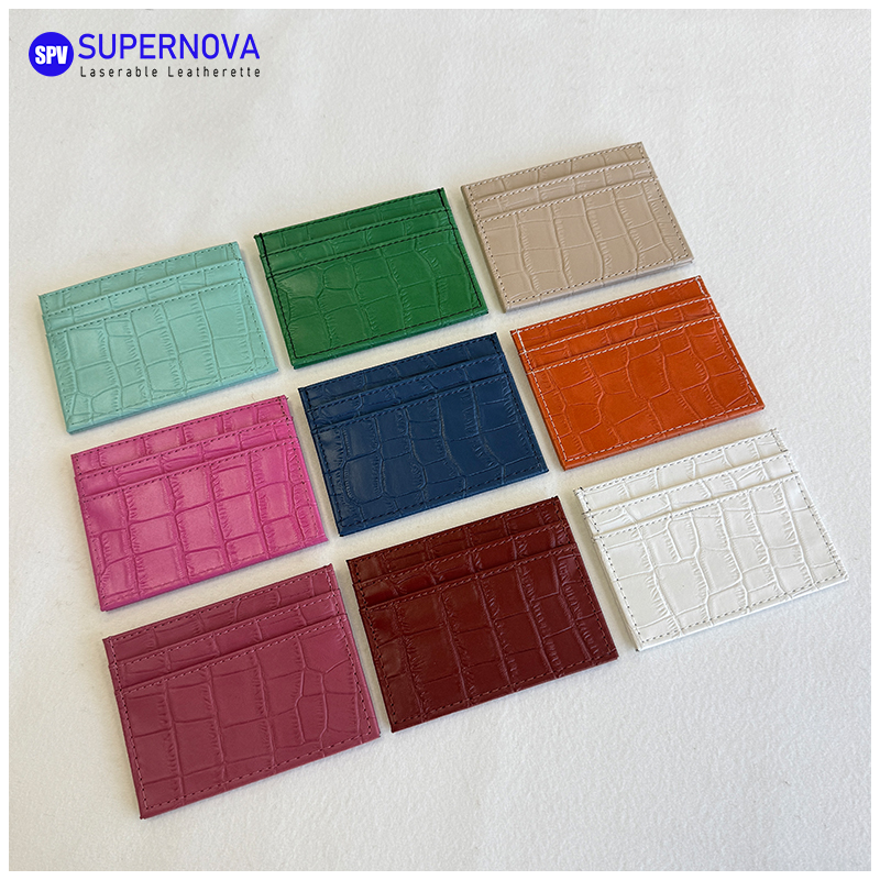 Laserable Leatherette Card Wallet 