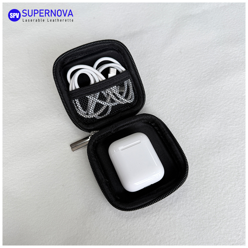 Laserable Leatherette Earphone Case Laserable Leatherette Earphone Case