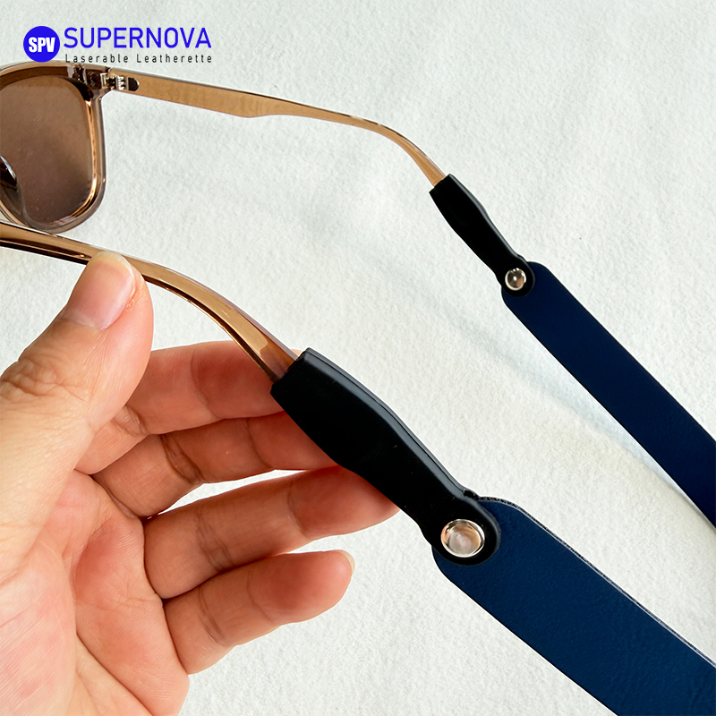 Laserable Leatherette Eyeglass Strap