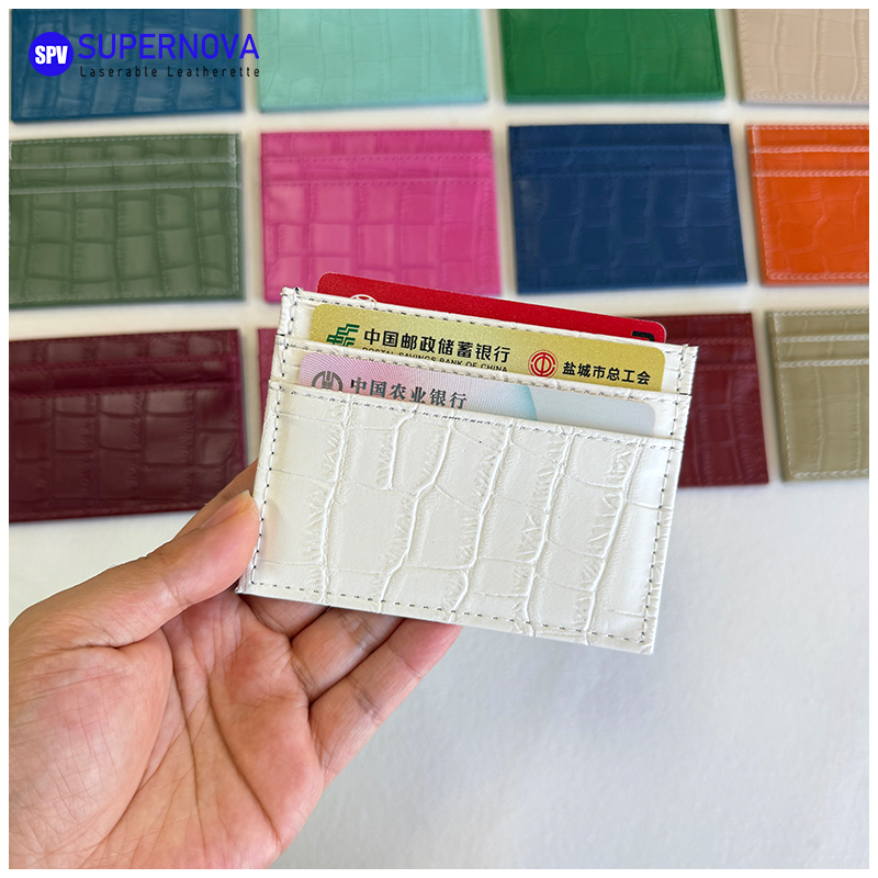 Laserable Leatherette Card Wallet 