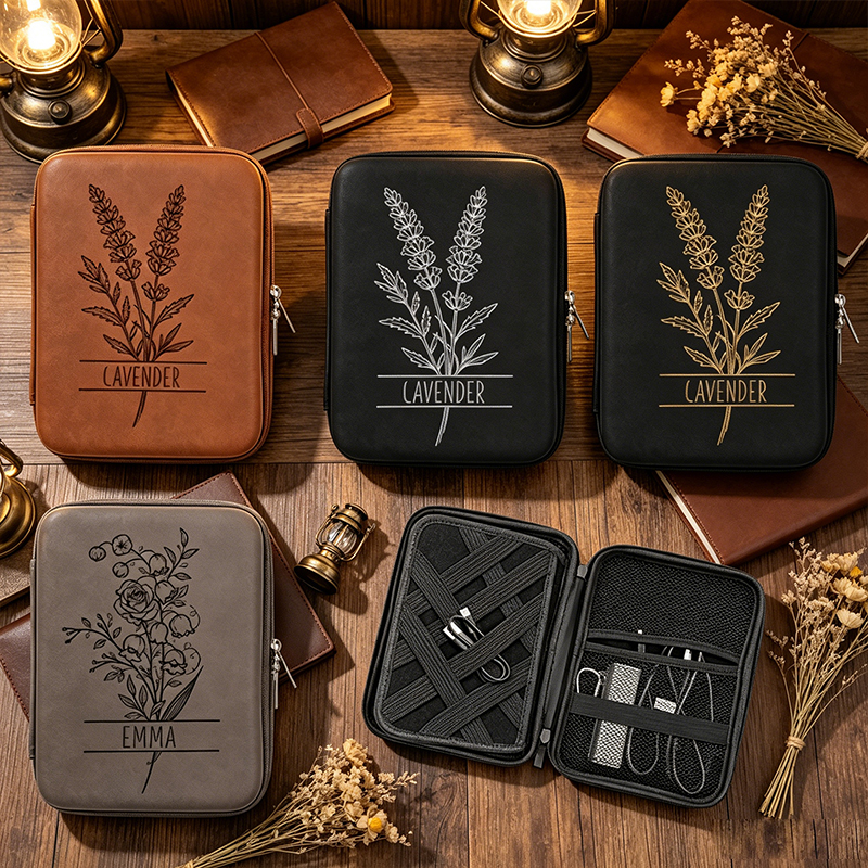 Laserable Leatherette Cord Case Laserable Leatherette Cord Case