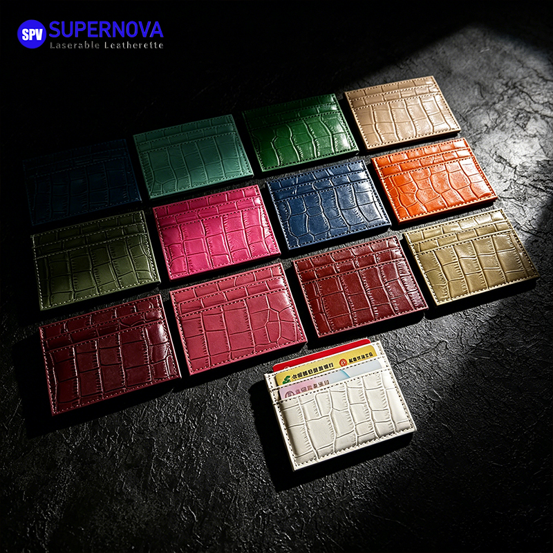 Laserable Leatherette Card Wallet 
