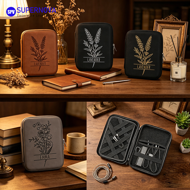 Laserable Leatherette Cord Case Laserable Leatherette Cord Case