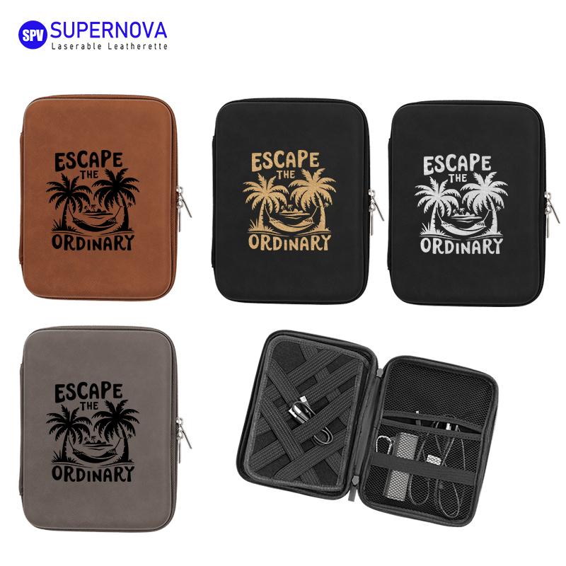 Laserable Leatherette Cord Case Laserable Leatherette Cord Case