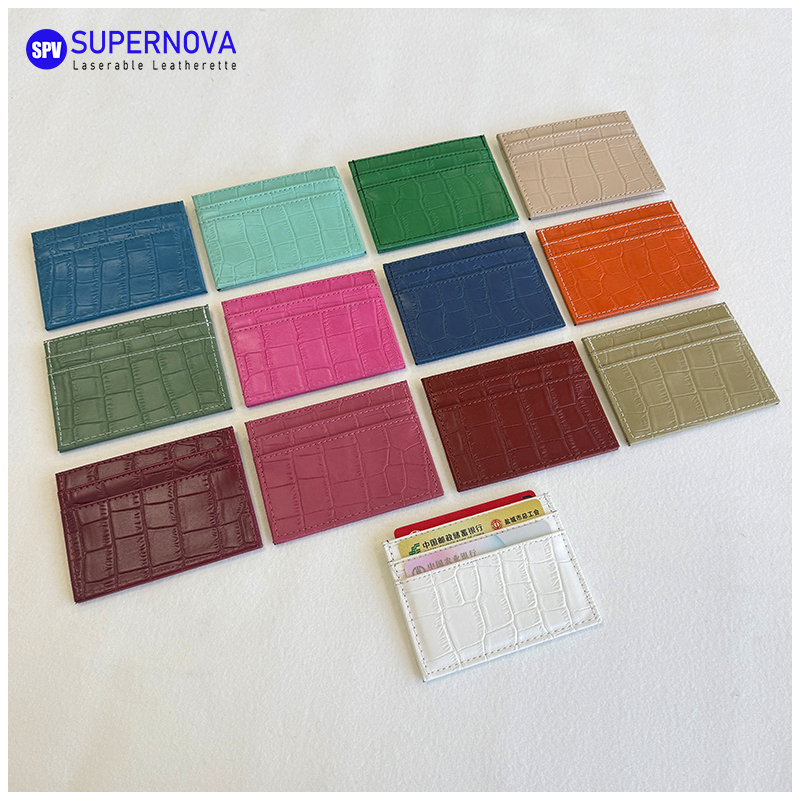 Laserable Leatherette Card Wallet 