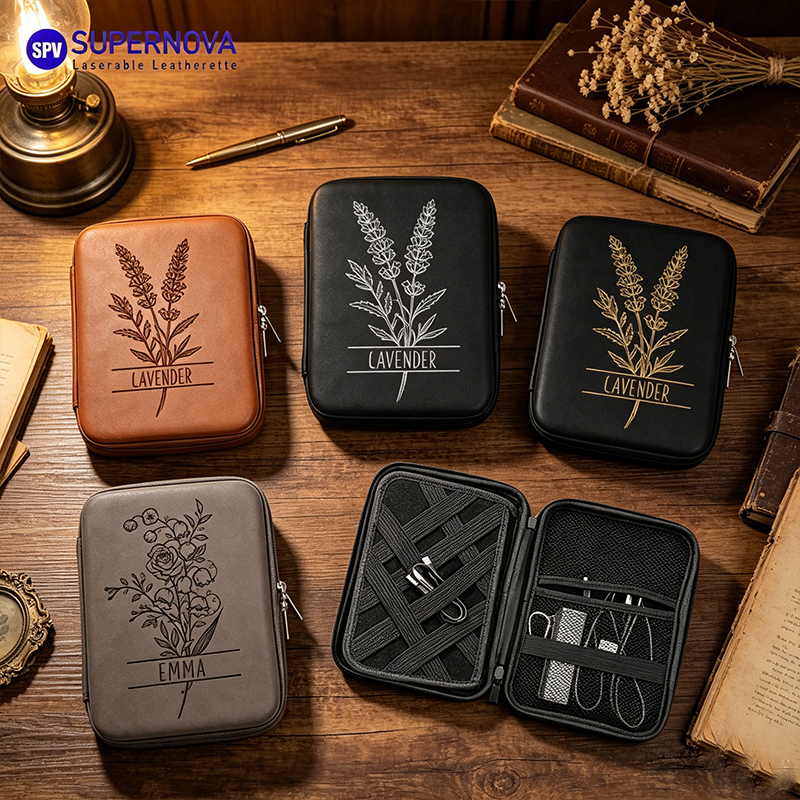 Laserable Leatherette Cord Case Laserable Leatherette Cord Case