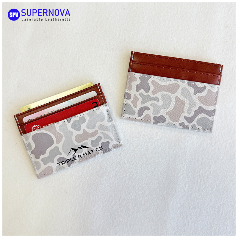 Laserable Leatherette Card Wallet 