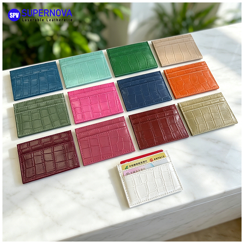 Laserable Leatherette Card Wallet 