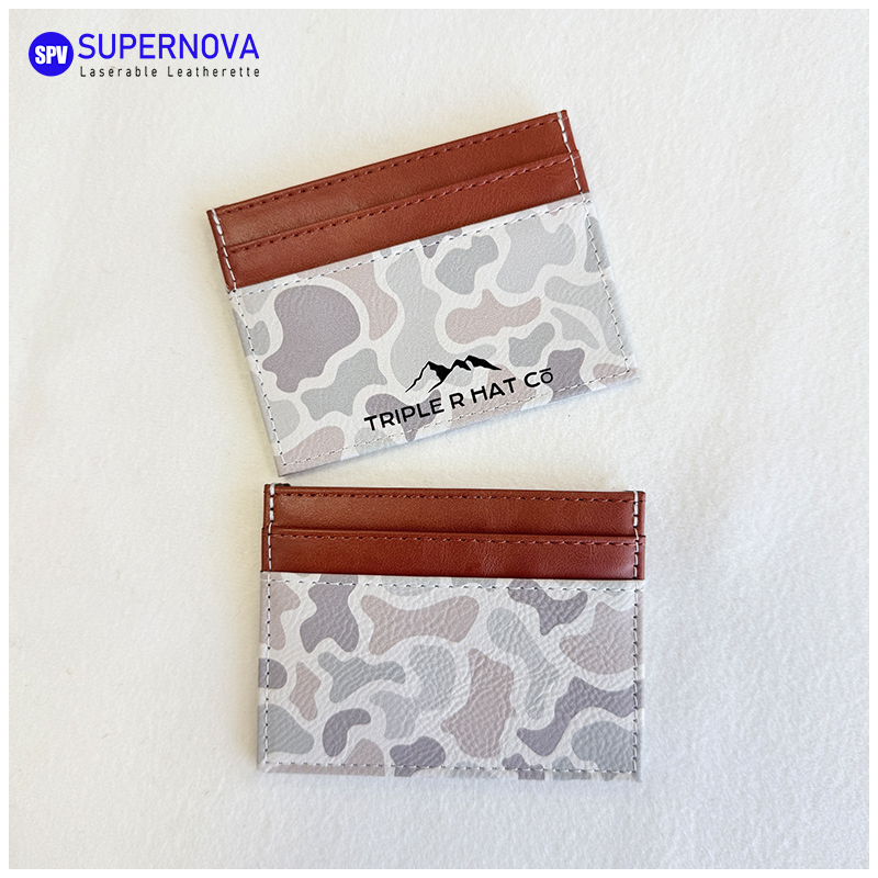 Laserable Leatherette Card Wallet 