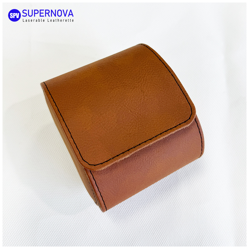 Laserable Leatherette Watch Roll Case Laserable Leatherette Watch Roll Case