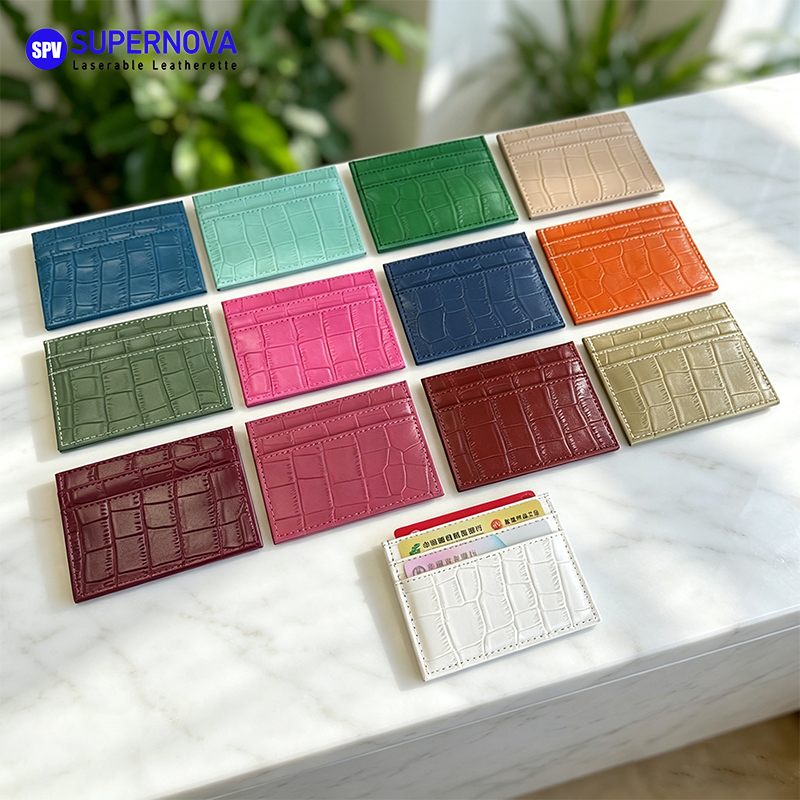Laserable Leatherette Card Wallet 