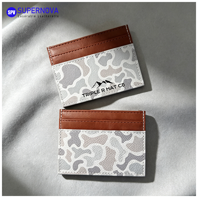 Laserable Leatherette Card Wallet 