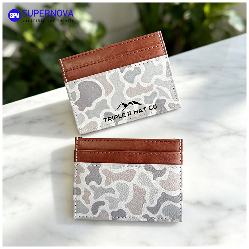 Laserable Leatherette Card Wallet 