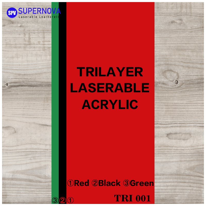 Trilayer Laserable Acrylic Sheets 