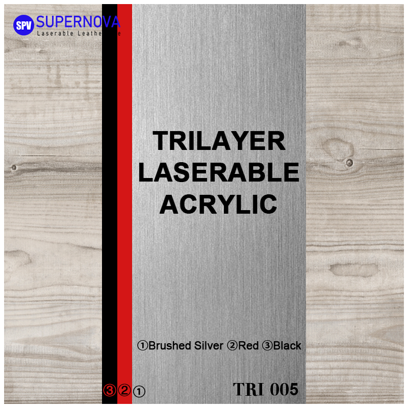 Trilayer Laserable Acrylic Sheets 