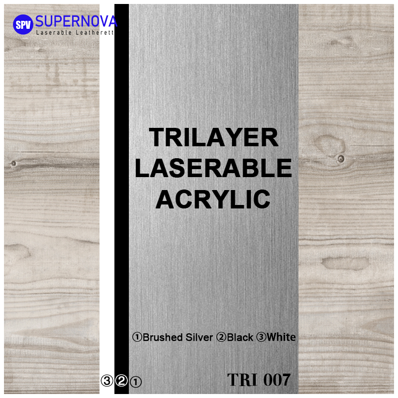 Trilayer Laserable Acrylic Sheets 