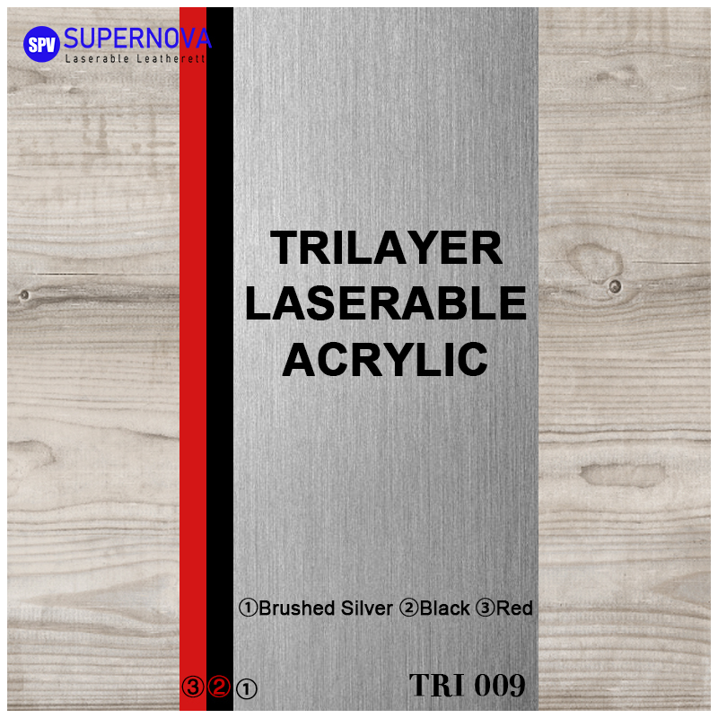 Trilayer Laserable Acrylic Sheets 