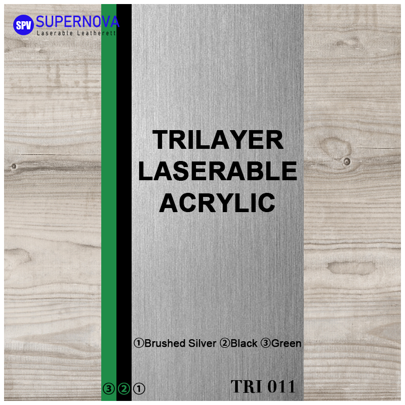 Trilayer Laserable Acrylic Sheets 