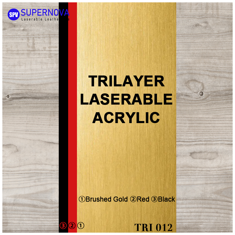 Trilayer Laserable Acrylic Sheets 