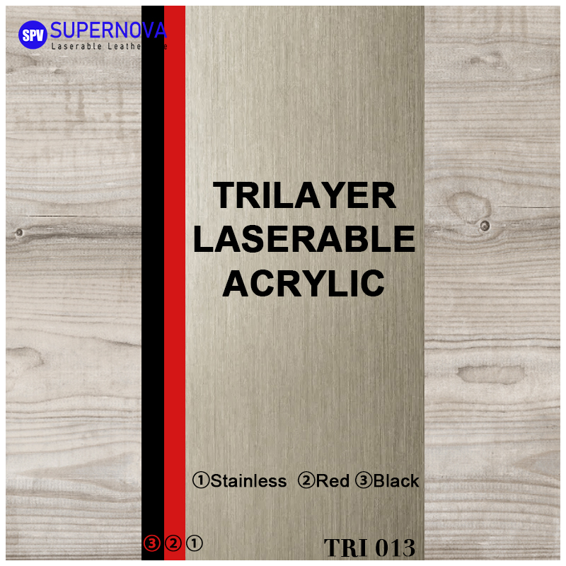 Trilayer Laserable Acrylic Sheets 
