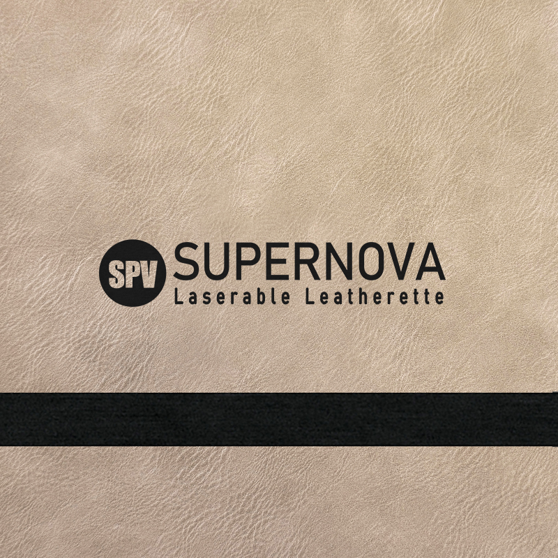 Shrunken Grain Texture Laserable Leatherette Sheet with adhesive/without adhesive