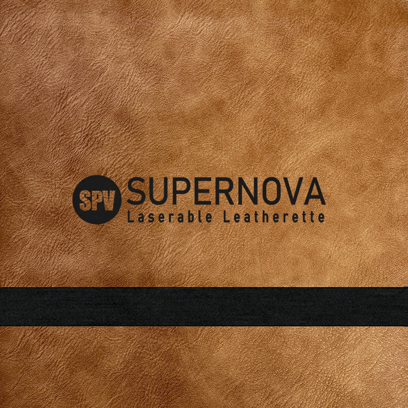 Shrunken Grain Texture Laserable Leatherette Sheet with adhesive/without adhesive