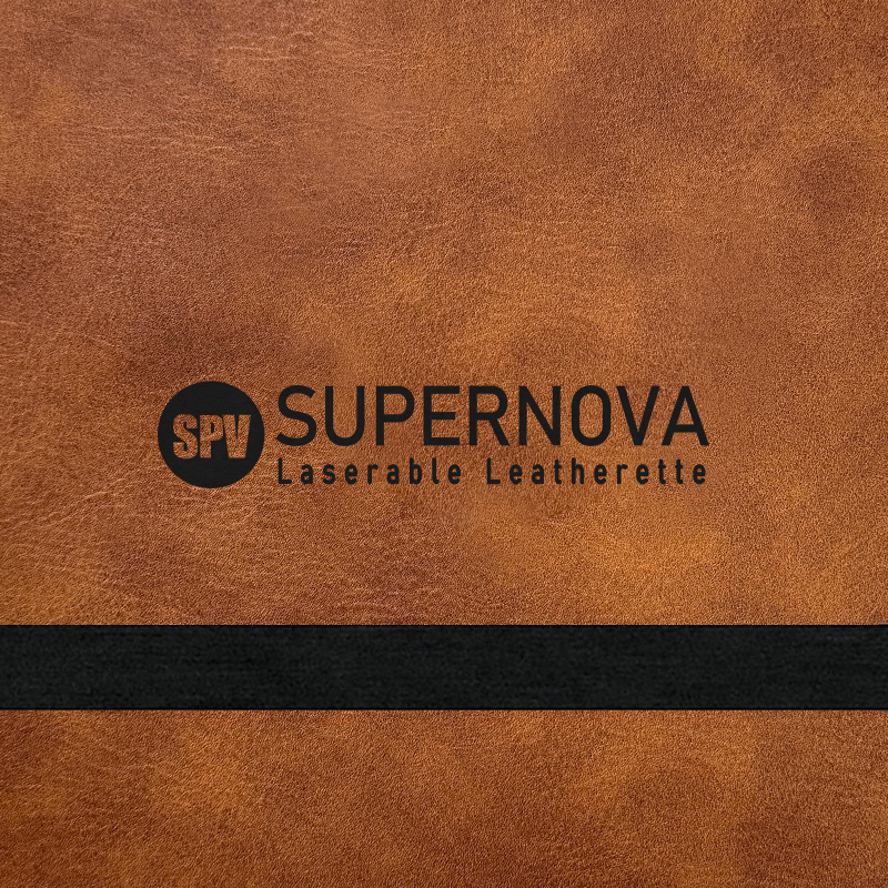 Shrunken Grain Texture Laserable Leatherette Sheet with adhesive/without adhesive