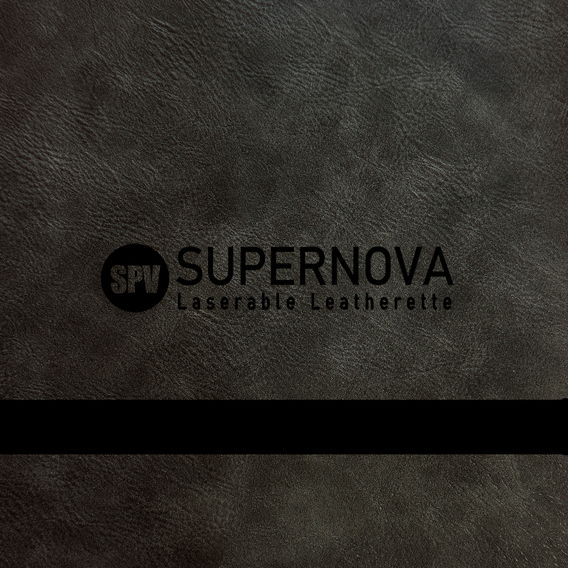 Shrunken Grain Texture Laserable Leatherette Sheet with adhesive/without adhesive