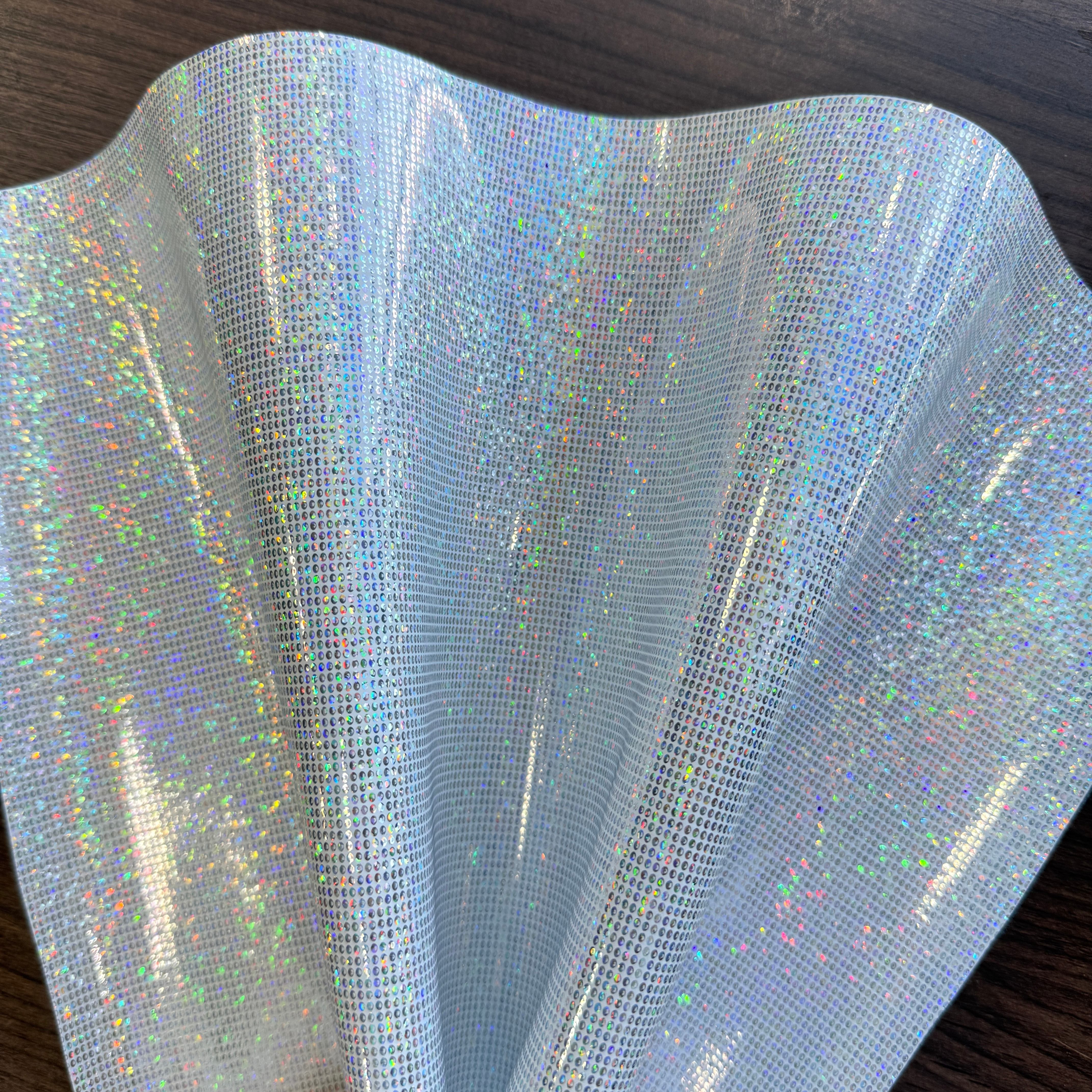 Holographic Laserable Leatherette Sheet  with adhesive/without adhesive