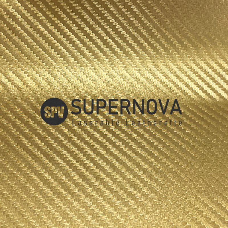 Carbon Fiber Laserable Leatherette Sheet with adhesive/without adhesive